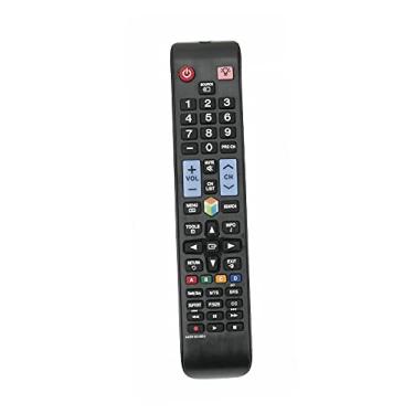 Imagem de ALLIMITY Controle remoto substituído AA59-00580A, compatível com Samsung TVUN55ES8000F, UN60ES6100F, UN60ES7500F, UN55ES6100F, UN55ES6100FXZA, UN55ES6150F, UN32EH5300F, UN40EEH50E600F. H53000 F