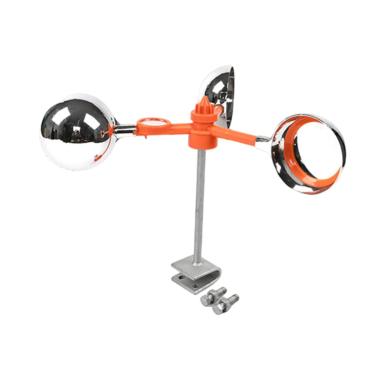 Imagem de Ioensy Repelente de pássaros reflexivo, dispositivo repelente de pássaros profissional premium para jardim, pomar e áreas externas, Base Galvanizada