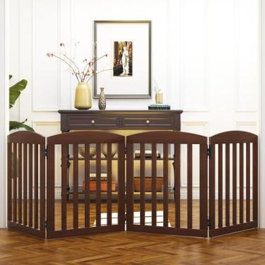 Imagem de Portão para Cachorro Spirich 96 - Extra Largo (71cm de Altura) - Madei