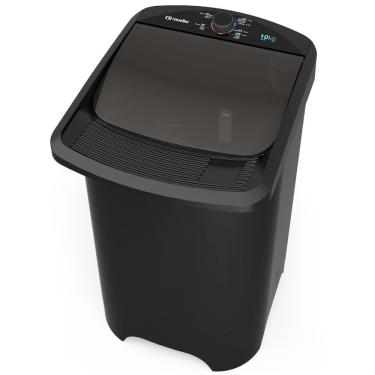 Imagem de Tanquinho De Lavar Roupa Mueller 10 Kg Com Superesfregador MLT10C Preto 110V