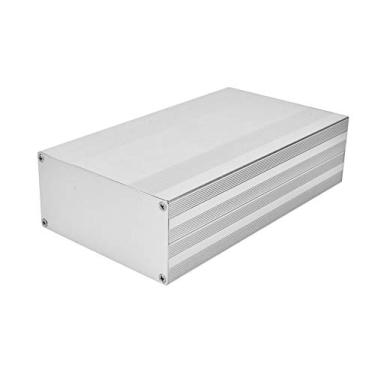 Imagem de Caixa Eletrônica de Liga de Alumínio, Prata Oxidada de Areia, Forte, 68 X 145 X 250 Mm, Grande Dissipação de Calor, Blindagem de Sinal, para Decodificadores,