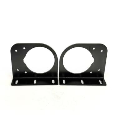 Imagem de L-faster Suporte de placa de montagem de aço personalizado para carrinho de cadeira de rodas elétrica de 75 RPM 120RPM motor escovado engrenado (2 peças)