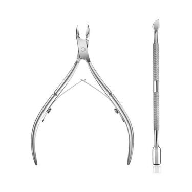 Imagem de Conjunto De Ferramentas De Arte Para Tesoura De Unhas Em Aço Inoxidáve