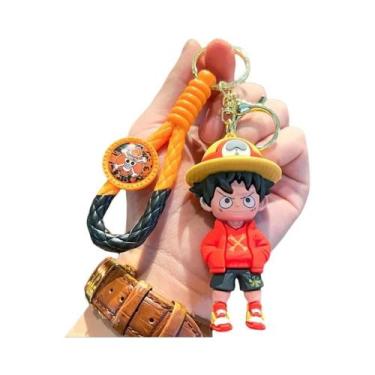 Imagem de Chaveiro Infantil De Anime One Piece Dragon Ball Luffy Nami Chopper Pi