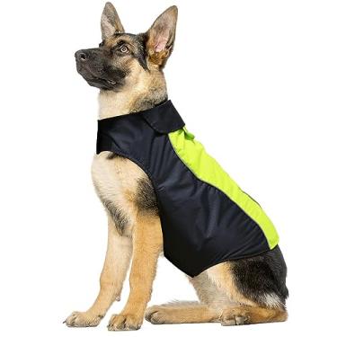Imagem de Jaqueta para cães Vizpet e colete esportivo reflexivo para cães, roupas quentes e confortáveis – 6 para cães pequenos, médios e grandes XGG