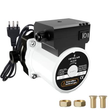 Imagem de Pressurizadora,120W 11mca Bomba Pressurizador De Água 30L/min Quente E Frio 110V,Pressurizador Caixa Dágua