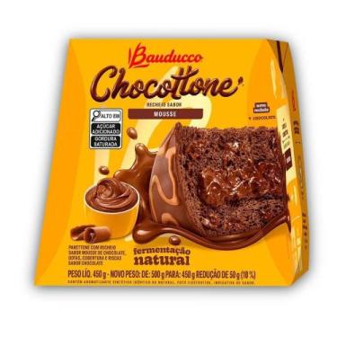 Imagem de Chocotone Bauducco Panetone Recheado Mousse Chocolate 450G
