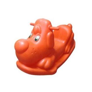 Imagem de Gangorra Infantil em Formato de Cachorrinho  Brinquedo Colorido para P