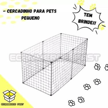 Imagem de Cercadinho Para Cachorro Pequeno Porte Tela Aramada 60x120 - Cercadinh