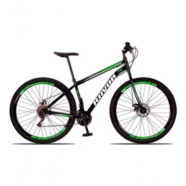 Imagem de Bicicleta Aro 29 Shimano Traseiro Aço 21 Velocidades Marchas Cor:verde