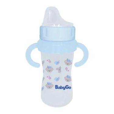 Imagem de Copo De Transição Infantil C/ Redutor de Pingo 330ml Azul Coala - BABY