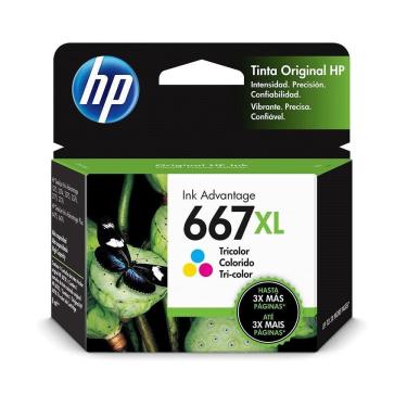 Imagem de Cartucho HP 667XL 3YM80AL Color