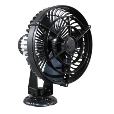 Imagem de Caframo Kona. Ventilador à prova de intempéries 24V para uso marítimo. Classificação IP55, fio direto. Branco, 17,78 cm x 19,05 cm x 24,13 cm (817CA24WBX)