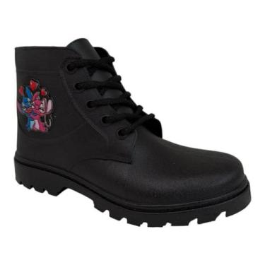 Imagem de Galocha Bota Infantil Menina Lilo Stich Coracao Vermelho - delite, Pre