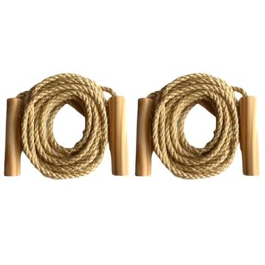 Imagem de Treino em Casa，Conjunto de Corda de Pular para Grupo Infantil 2 PeçAs 5 Metros