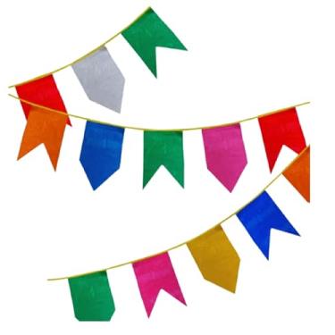 Imagem de 100 Metros Bandeirinha Plástico Festa Junina - Decoração Festa de São João