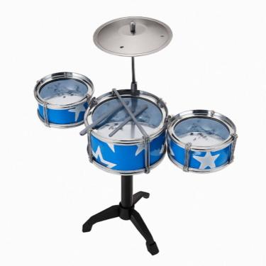 Imagem de Bateria Infantil Musical Brinquedo Diversão Garantida
