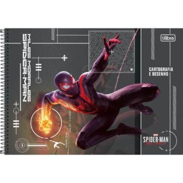 Imagem de Caderno Cartografia 80Folhas Spider Man 318124 Capa2-Tilibra