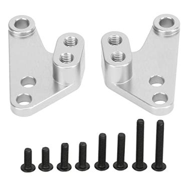 Imagem de 1 par de torres de choque RC Monte Racing Racing Torres de choque traseiro traseiro Montante para Traxxas 1/10 (Prata)