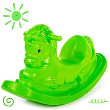 Imagem de Cavalinho de Balanço , Gangorra Infantil BE PLACE KIDS, Verde