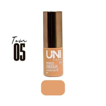 Imagem de Corretivo Liquido Facial Cremoso Matte 24 horas A prova dágua 8ml UNIm