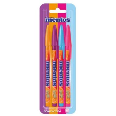 Imagem de Caneta Compactor Jet Lux 4 Cores Mentos