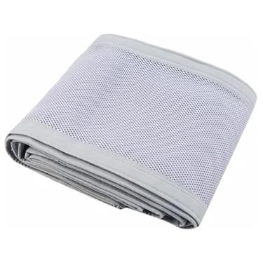 Imagem de Tela de Proteção para Berço 2 Laterais | Branco, Respirável, Compatível Nacional e Americano