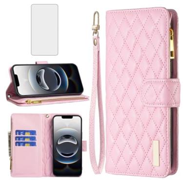 Imagem de Asuwish Capa de telefone para iPhone 16e/SE 2025/SE 4 capa carteira com protetor de tela e suporte de cartão flip de couro acessórios para celular i Phone16e i16e 16 e SE4 4ª geração 16eCase mulheres