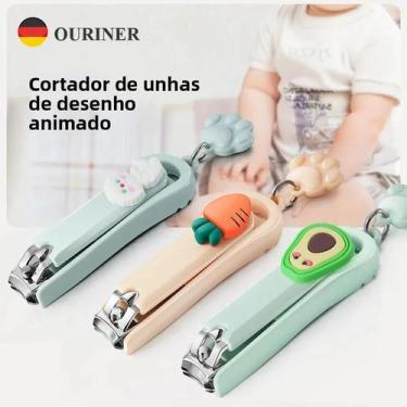 Imagem de Cortador De Unhas De Aço Inoxidável Com Borda Afiada Para Manicure E P