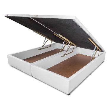 Imagem de Box Baú Orthocrin Capuccino King Bipartido - 193x203x31