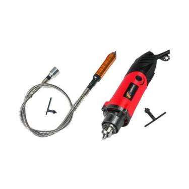 Imagem de Furadeira Elétrica Portátil 220V Mini Ferramentas De Perfuração De Gra