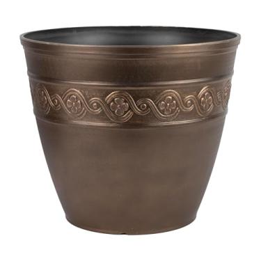 Imagem de Classic Home and Garden 9408D-238 Vaso Corinthian de 20 cm, redondo, bronze polido a óleo
