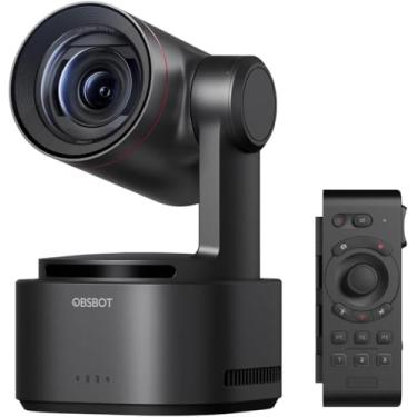 Imagem de OBSBOT Câmera Tail 2, com RC, câmera ao vivo 4K a 60FPS, rastreamento AI 2.0, zoom óptico 5x e híbrido de 12x, 3 eixos, bateria embutida de 5000 mAh, controle de gestos, saída SDI/HDMI/IP/USB 3.0