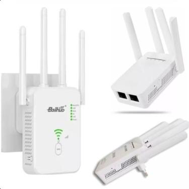 Imagem de Amplificador Sinal WiFi 4 Antenas Bivolt - ROMI