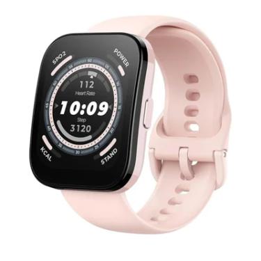 Imagem de Smartwatch Amazfit Bip 5 1,91" GPS IP68 Jogos Monitoramento De Saúde, Até 10 Dias De Bateria Em Uso Básico - Rosa