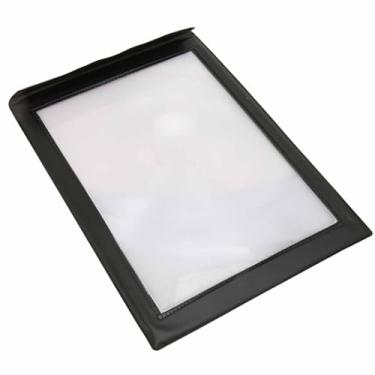 Imagem de ZJchao Grande Lupa, Material de PVC, Lupa de Mão Leve e Durável para Leitura de Livros, Jornais e Revistas