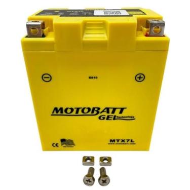 Imagem de Bateria Motobatt Mtx7l Honda Nx 4 Falcon Cb 300 Ytx7l-bs 7ah