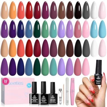 Imagem de beetles Gel Polish Esmalte Em Beetles, 25 Cores, Conjunto De Unhas Primavera-Verão, Rosa, Vermelho, Nude, Marrom, Roxo, Bordô, Arte Com 3 Peças Base E Top Coat, Coleção Urban Rhythm, Faça Você Mesmo
