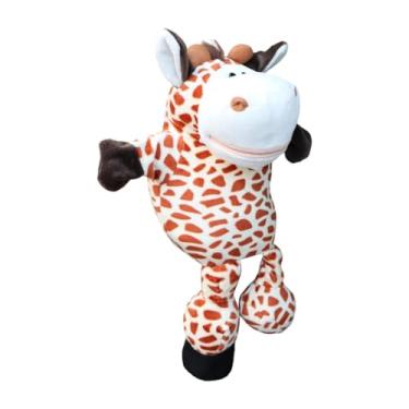 Imagem de Deevoka Capa de cabeça de taco de golfe animal, equipamento de substituição para capa de madeira de golfe, proteção de pelúcia para esportes ao ar livre, Cervo Sika