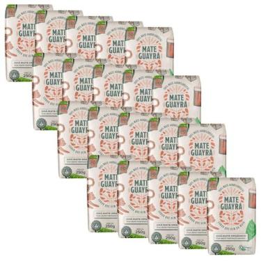 Imagem de Kit 20 Chá Mate Erva Mate Guayra Tostado 250 gramas Gelado ou Quente, 