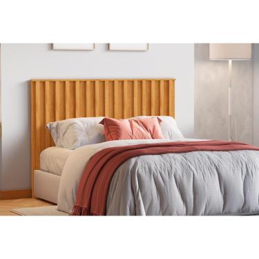 Imagem de Painel Cama Box Madeirado Cabeceira Vitoria Casal/Queen Peroba - Europa