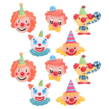 Imagem de 10 Pcs Acessório Para Cabeça De Palhaço Acessório De Cocar Diy Acessórios De Cabelo Centro De Arco De Cabelo Diy Acessórios Artesanais Filho Contas Espalhadas Capa De Celular