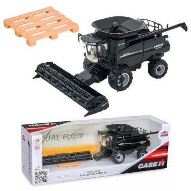 Imagem de Colheitadeira De Brinquedo Case Axial Flow Black Edition Miniatura Maq