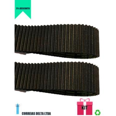 Imagem de Kit 2x Correias Lavadora de Piso Karcher - Rexon