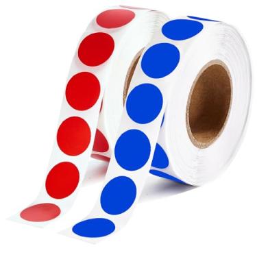 Imagem de 2000 adesivos redondos coloridos de 1/2 polegada adesivos de ponto círculo pequeno etiquetas de código para escritório, loja, quintal, venda, casa, sala de aula, marcação