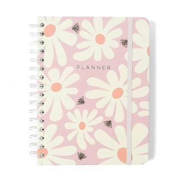 Imagem de Planner Permanente A5 Wire-o Cicero - Melissa, Pink Bloomy
