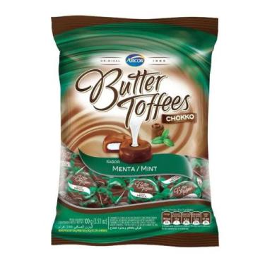 Imagem de Bala de Caramelo Sabor Menta Arcor 100g