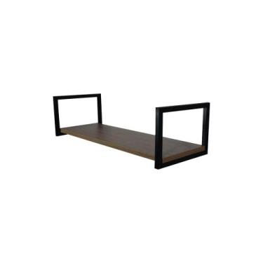Imagem de Nicho Metalon Simples Design Industrial 120x30 Preto 01 - VR DESIGNER,