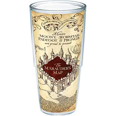Imagem de Tervis Harry Potter - Copo isolado com parede dupla feito nos EUA, 680 g - sem tampa, transparente