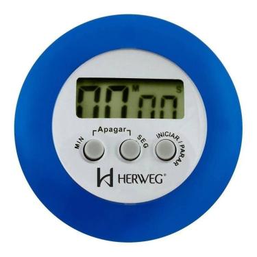 Imagem de 2X Cronometro Timer Temporizador Regressivo Digital 60M Herw